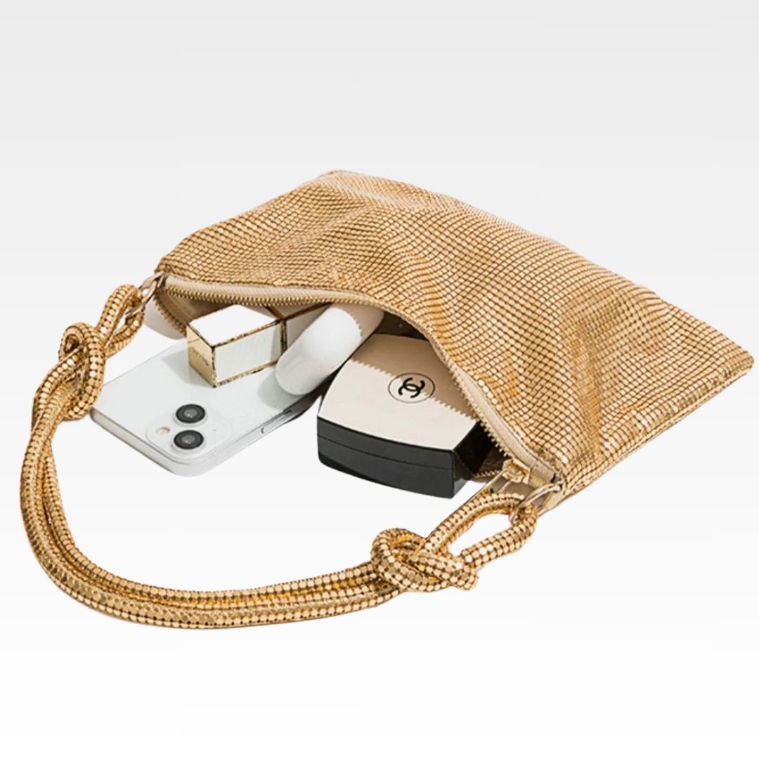 Bolsa Metálica Glimmer Dourado 3