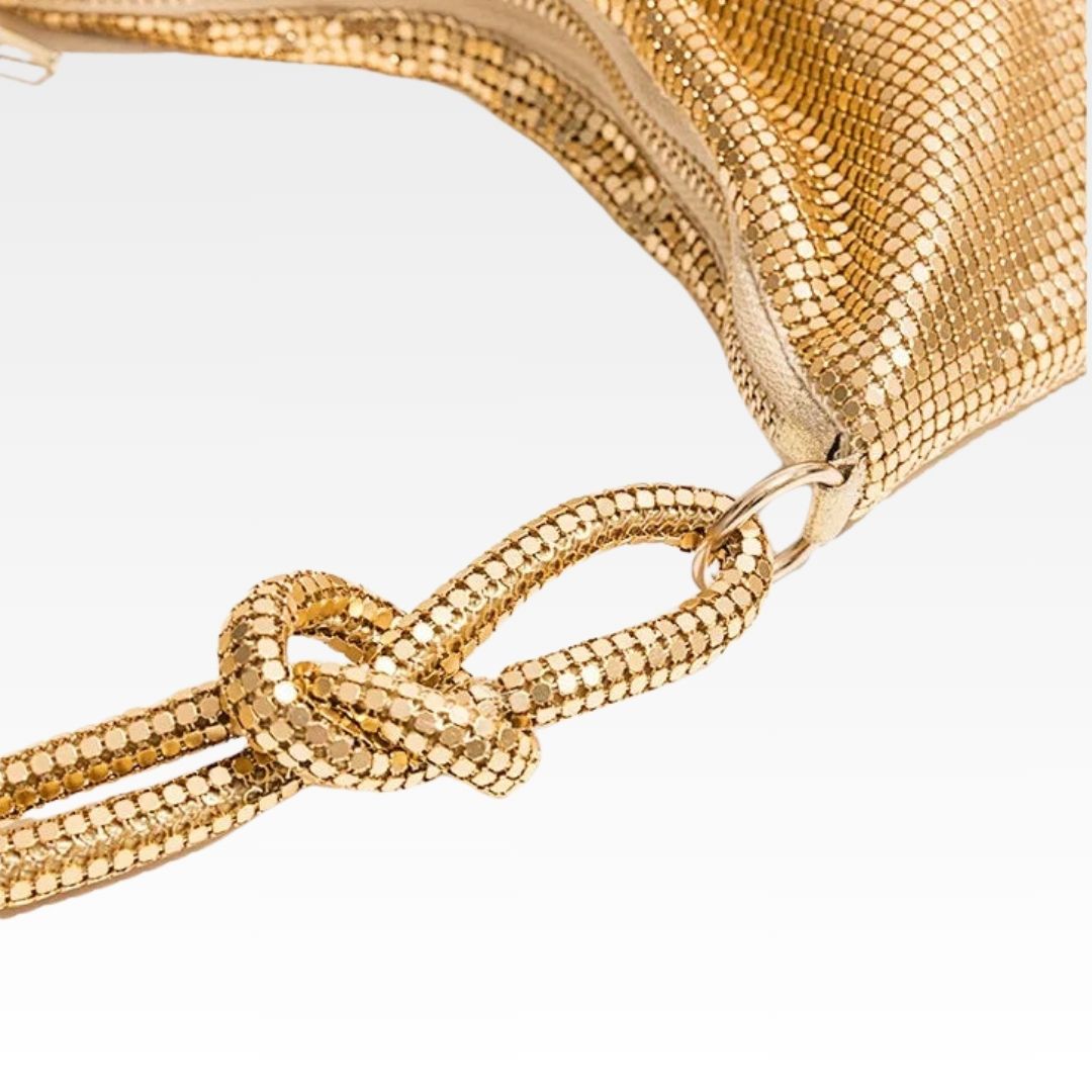 Bolsa Metálica Glimmer Dourado 4