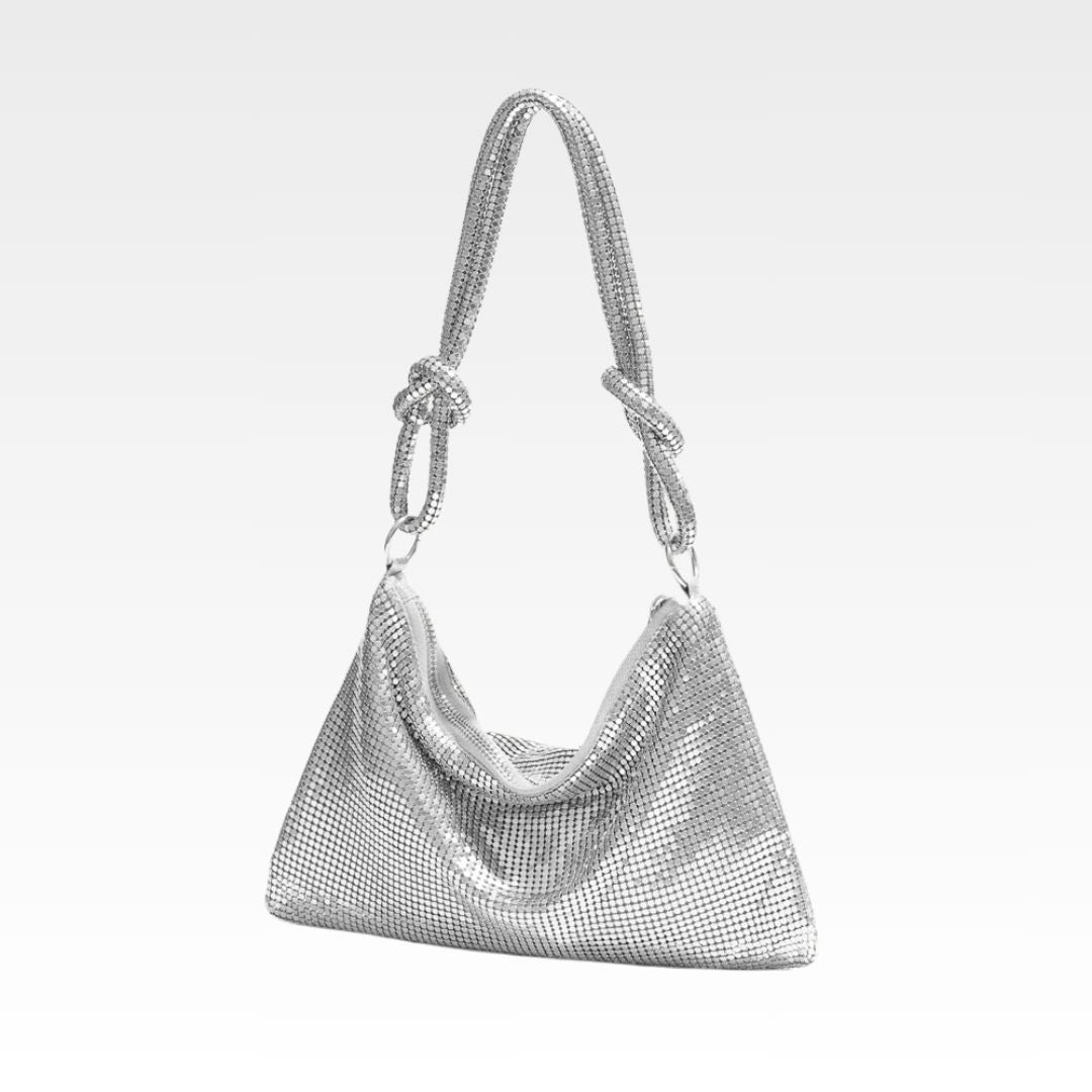 Bolsa Metálica Glimmer Prata