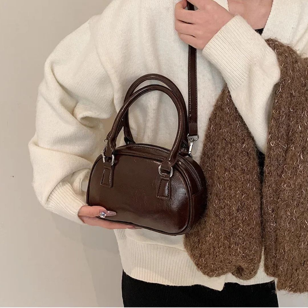 Bolsa de Couro Flicker Marrom 3