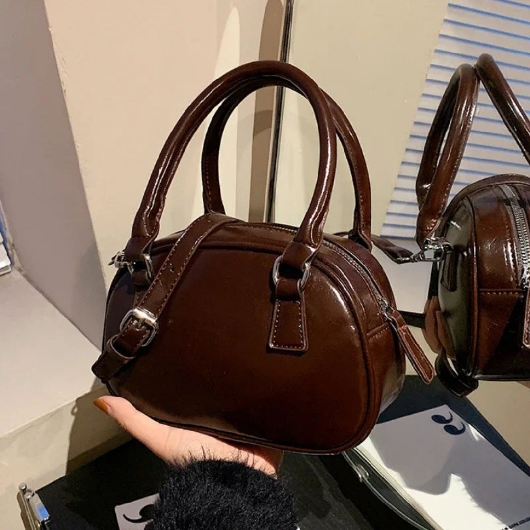 Bolsa de Couro Flicker Marrom 4