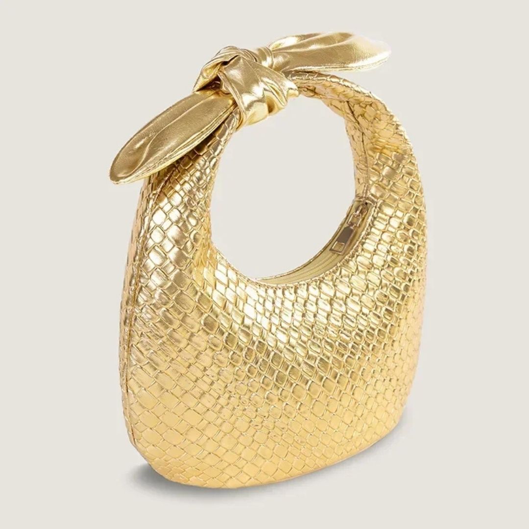 Bolsa de Couro Mirela Dourado 4
