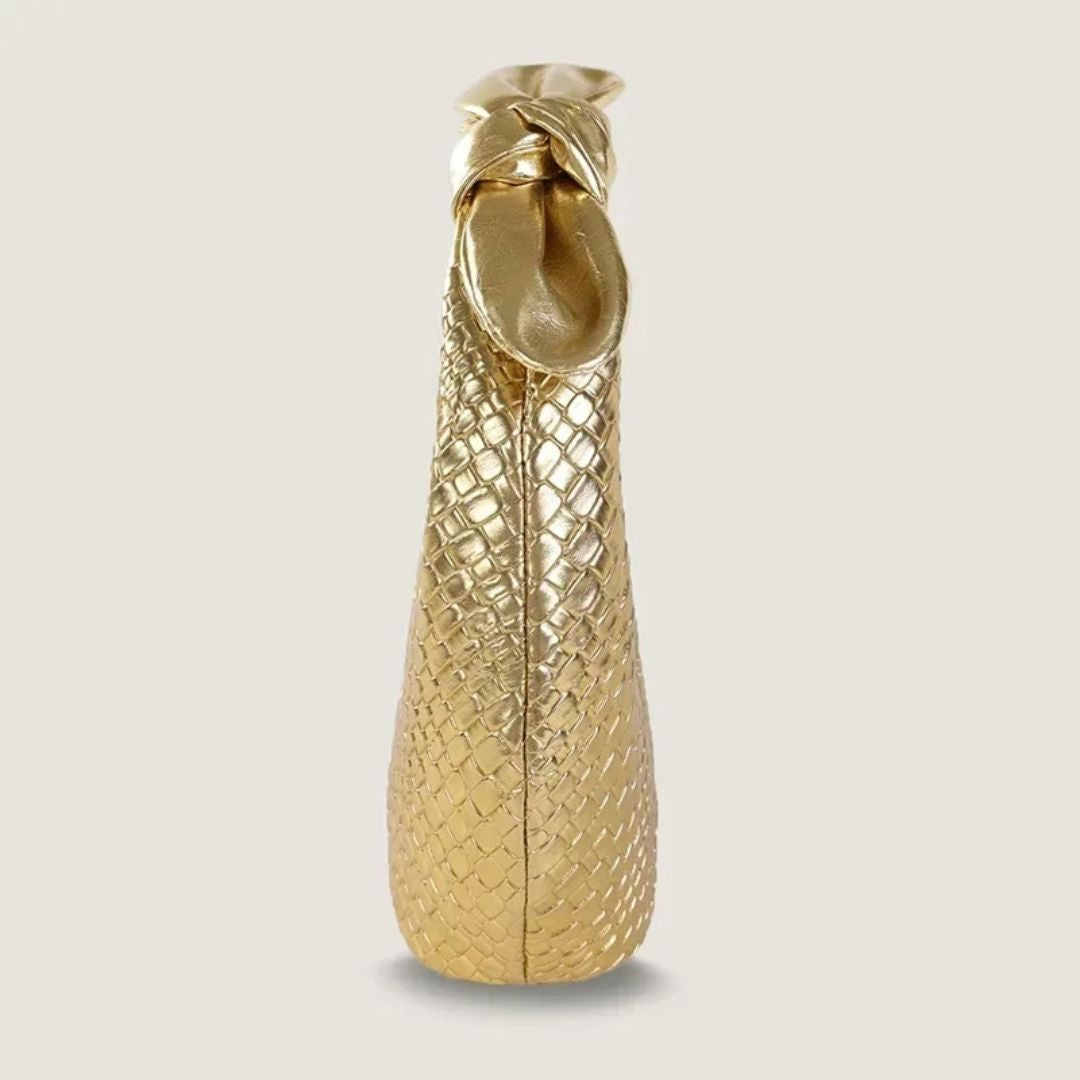 Bolsa de Couro Mirela Dourado 6