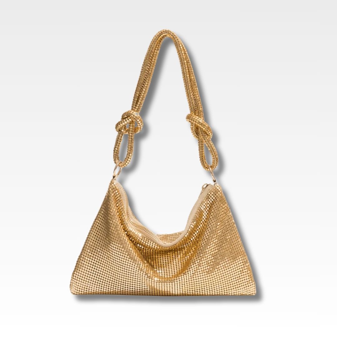 Bolsa Metálica Glimmer Dourado