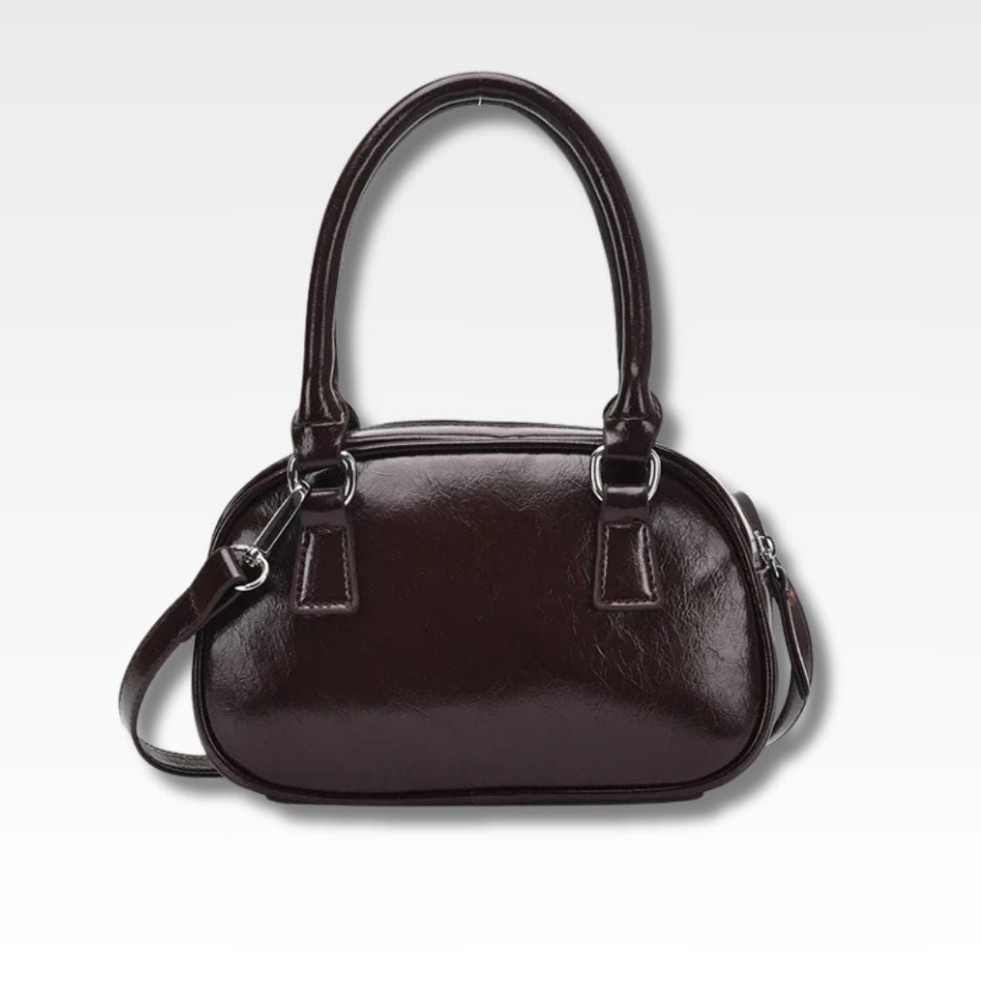 Bolsa de Couro Flicker Marrom 