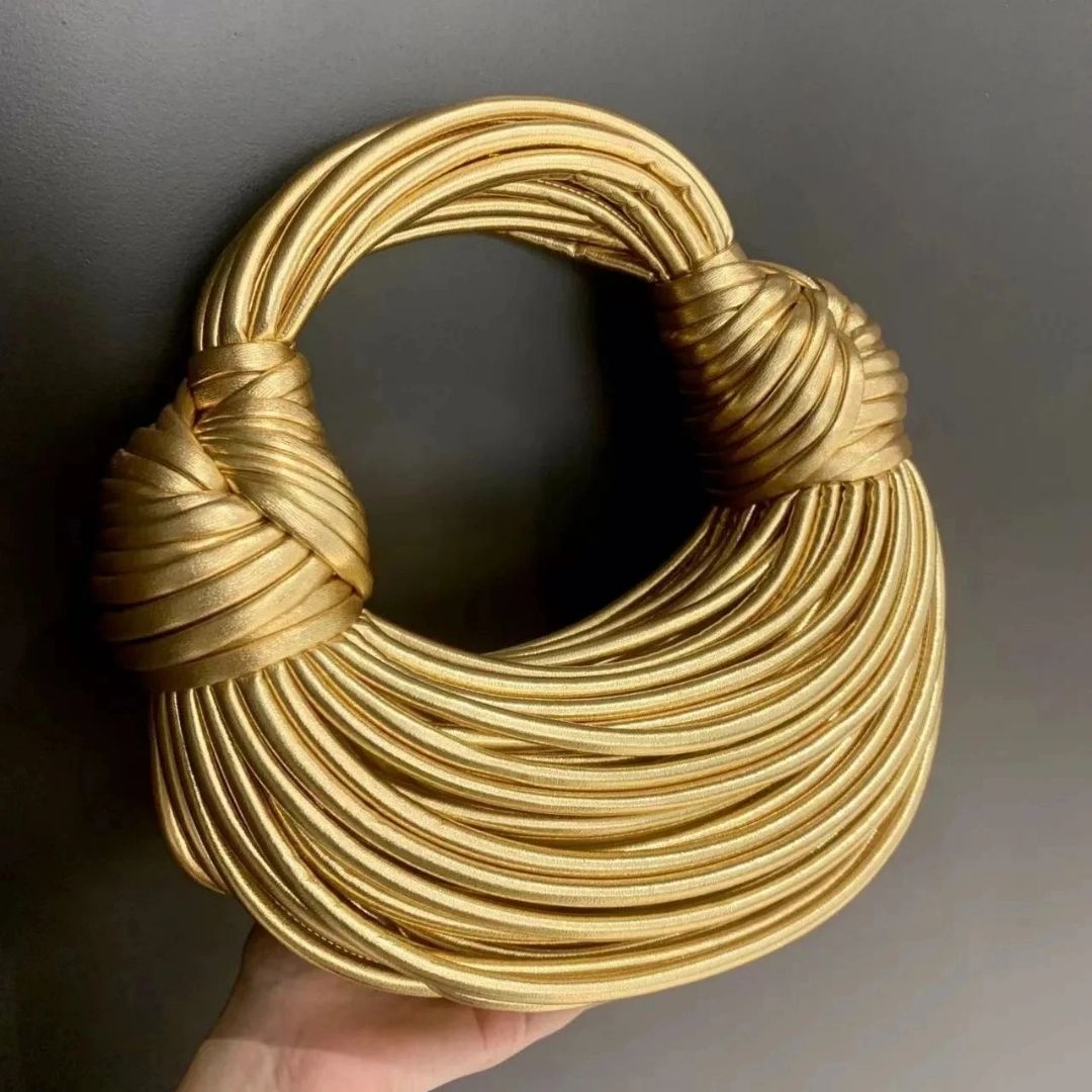 Bolsa de Couro Leza Dourado 2
