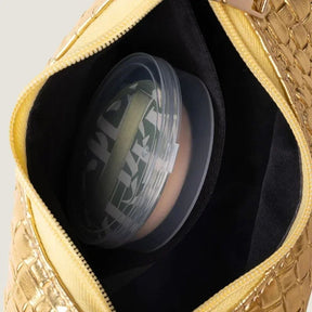 Bolsa de Couro Mirela Dourado 2