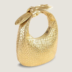 Bolsa de Couro Mirela Dourado 4