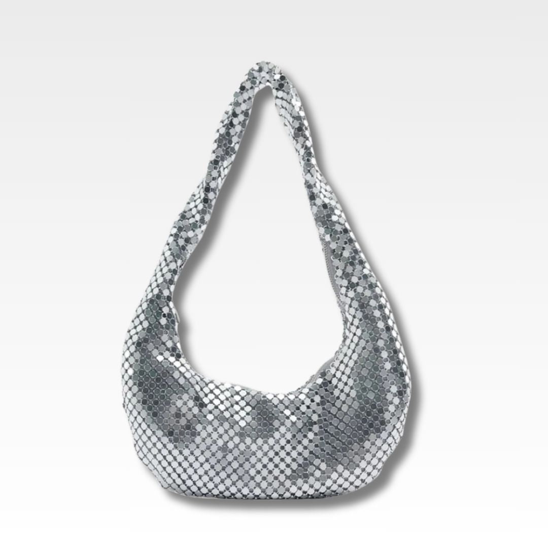 Bolsa de Malha Luna Prata